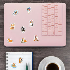500pcs Corgi Stickers Roll Waterbottle Laptop Phone Decor
