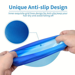 Soft Elastic Silicone Swimming Cap Waterproof for Bathing Pool