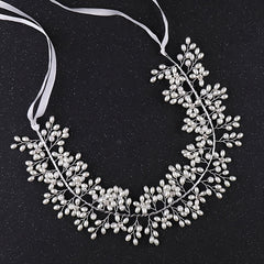 Crystal Wedding Headpiece Pearl Hair Vine Hair Accessories