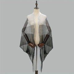 Boho Fringed Shawl Hollow Out Mature Wrap Sunscreen
