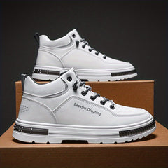 Men's High Top Skate Shoes Non Slip Sneakers Men's Footwear