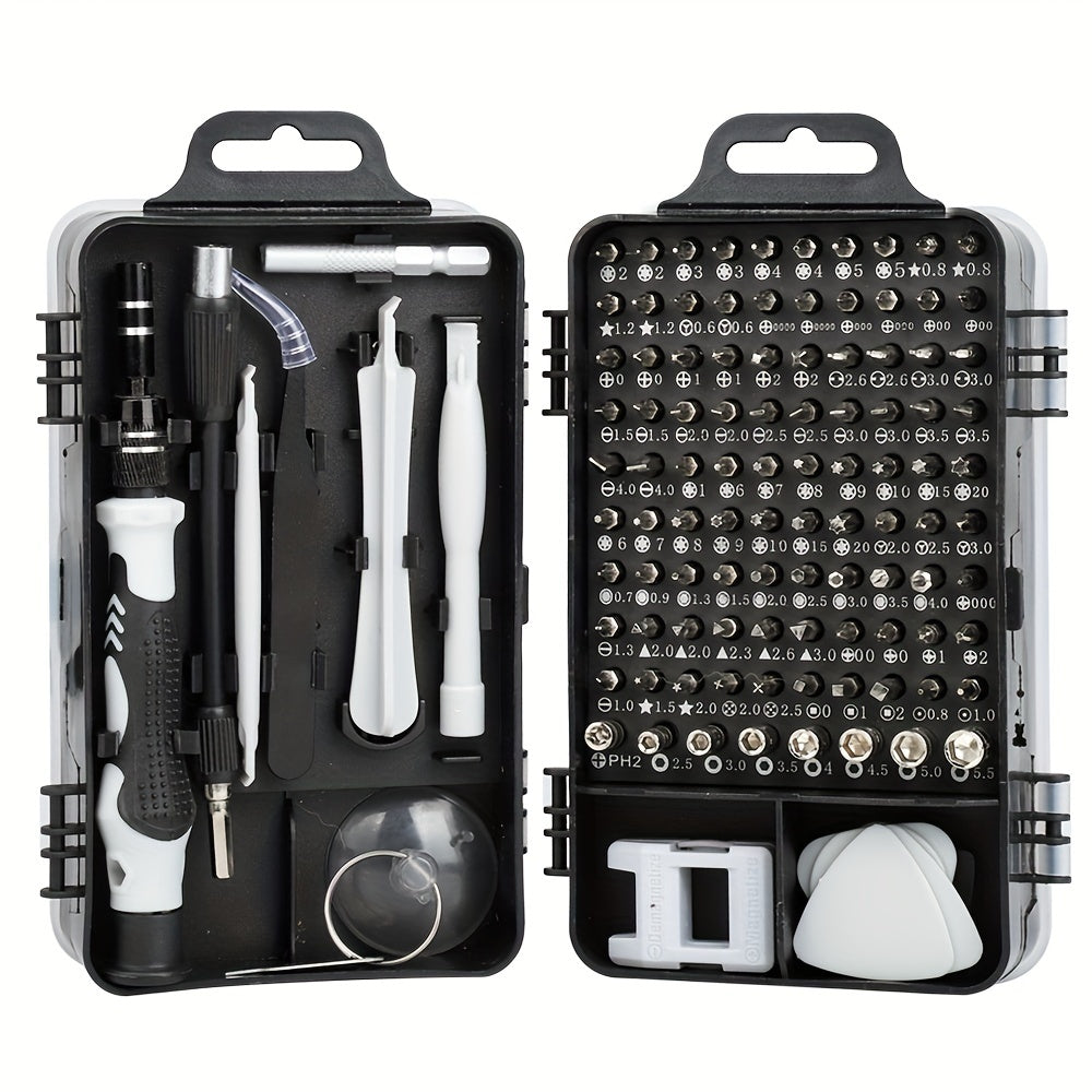 115 Piece Precision Screwdriver Set for Automotive and Electronics Repair