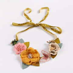 Artificial Flowers Headband for Baby Girls