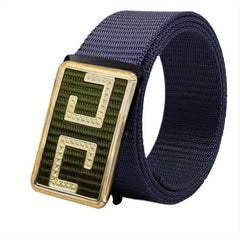 Men's Slider Belt Business Casual Nylon Belt