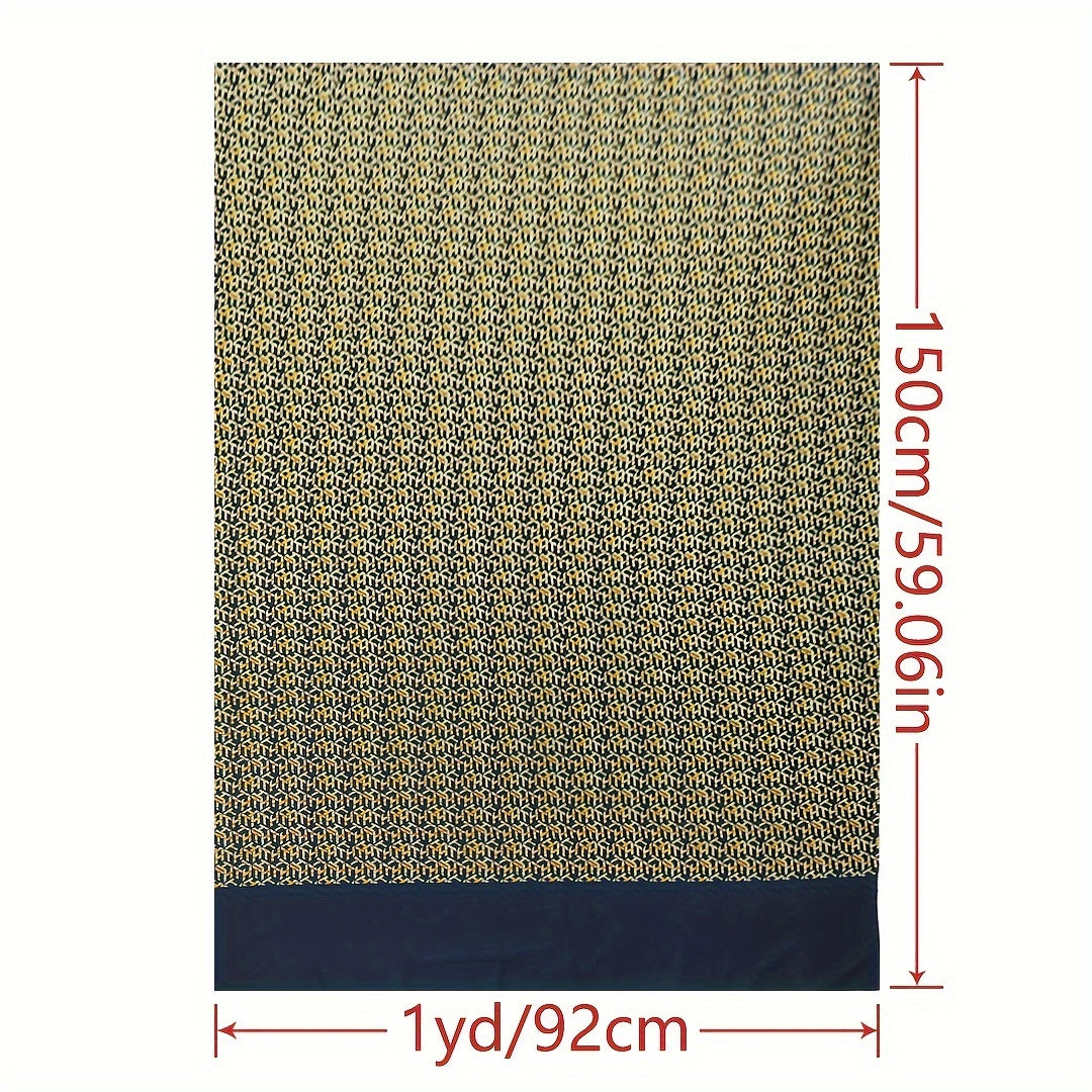 1pc Comfortable Breathable Chiffon Fabric DIY Clothes Pants Dress 1yd Cut Size