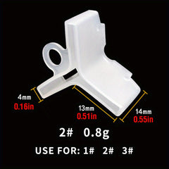 10pcs Fishing Treble Hooks Covers Set 5 Sizes Safety Protector Case Caps