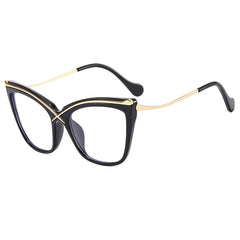 Women Cat Eye Light Blocking Glasses Anti Eyestrain