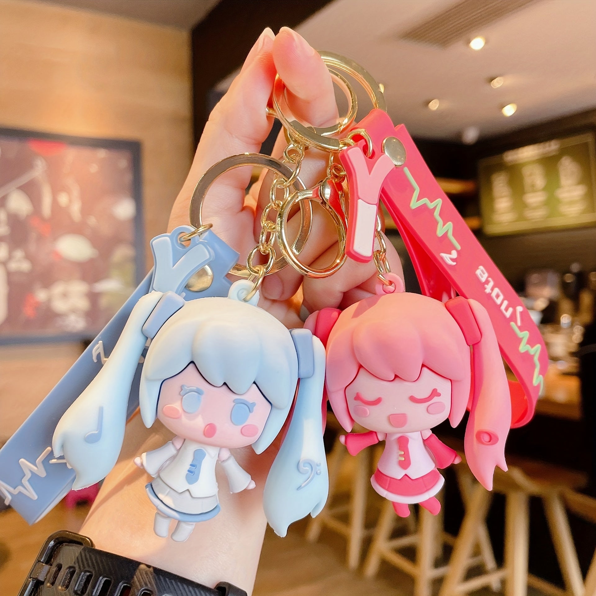 Cute Cartoon Girl Key Chain - Ideal Gift for Women & Kids