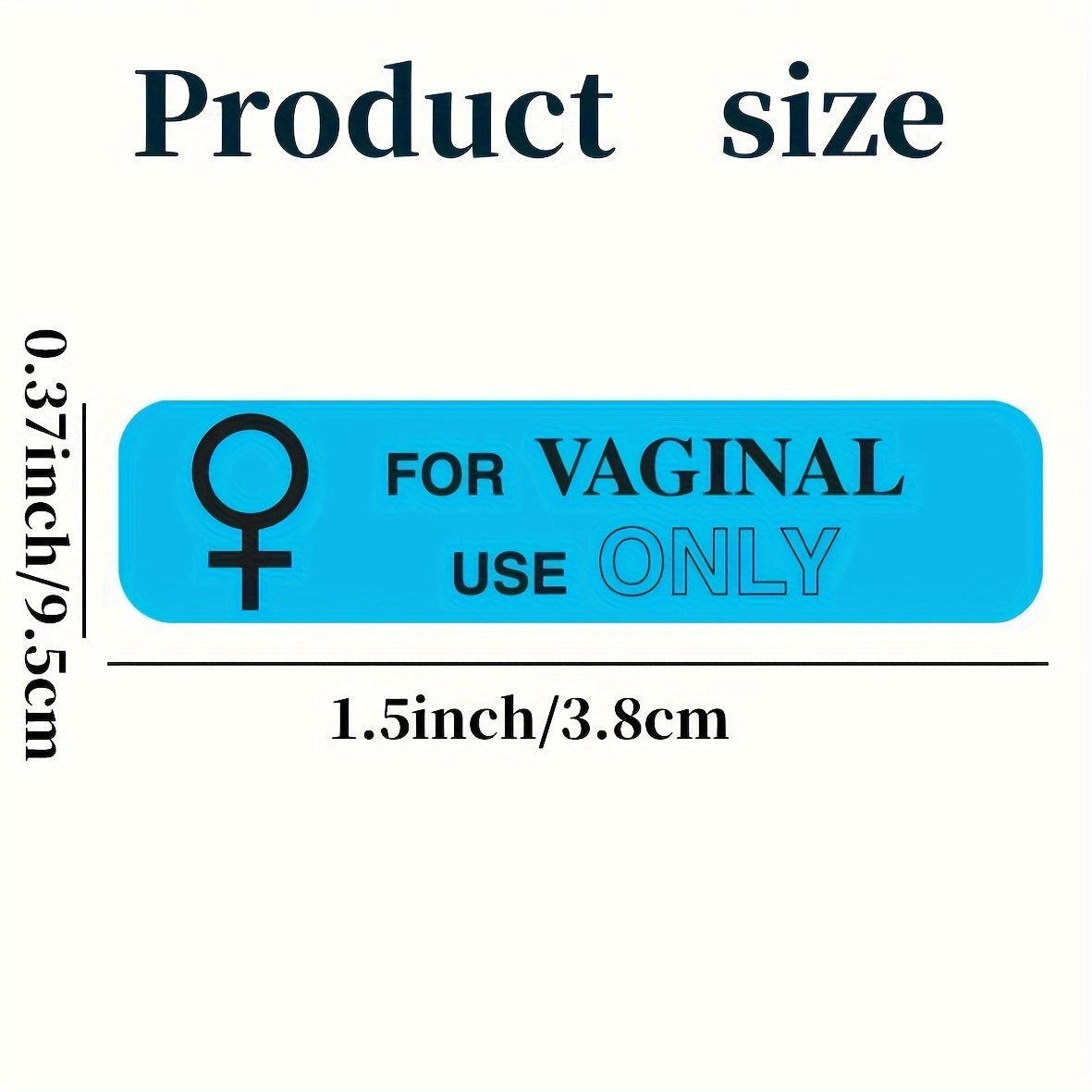 500pcs Waterproof Rectal & Vaginal Use Labels Funny Gag Gift