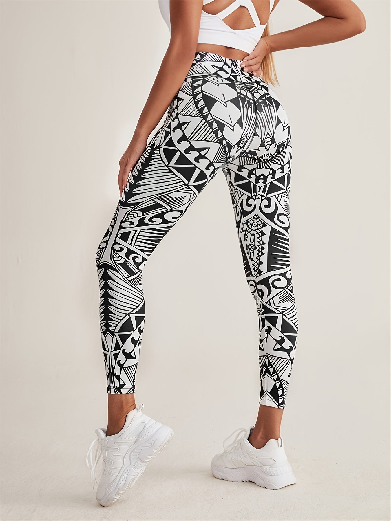 High Stretch Digital Print Yoga Leggings