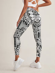 High Stretch Digital Print Yoga Leggings
