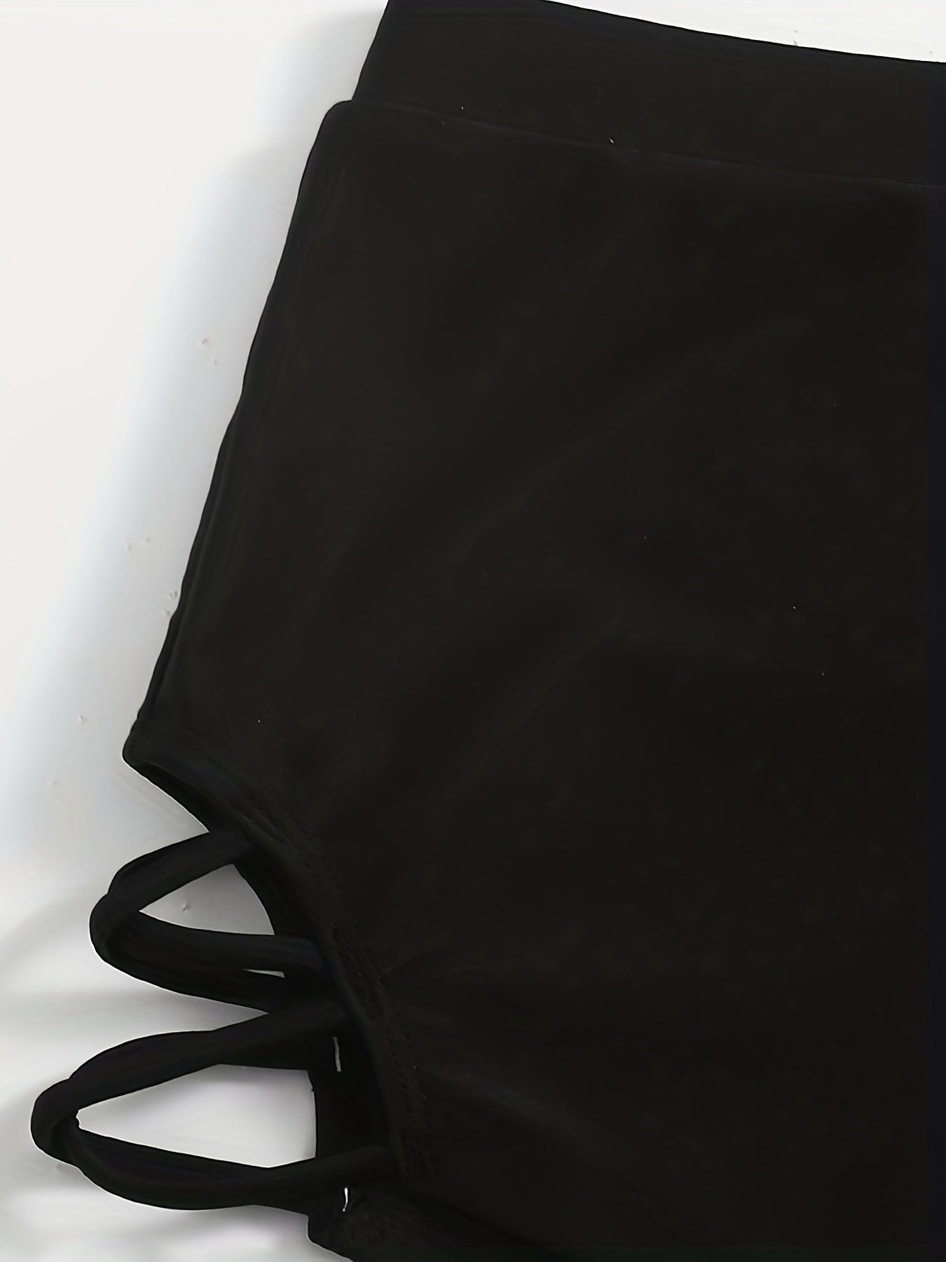 Criss Cross Side Swimwear Shorts High Stretch