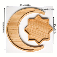 Wooden Tray Crystals & Stones Holder Home Decor