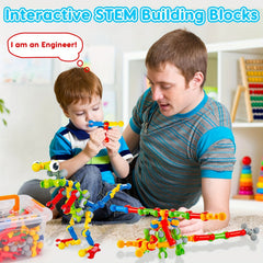 Educational Puzzle Toy Set for Kids - 100 Pieces