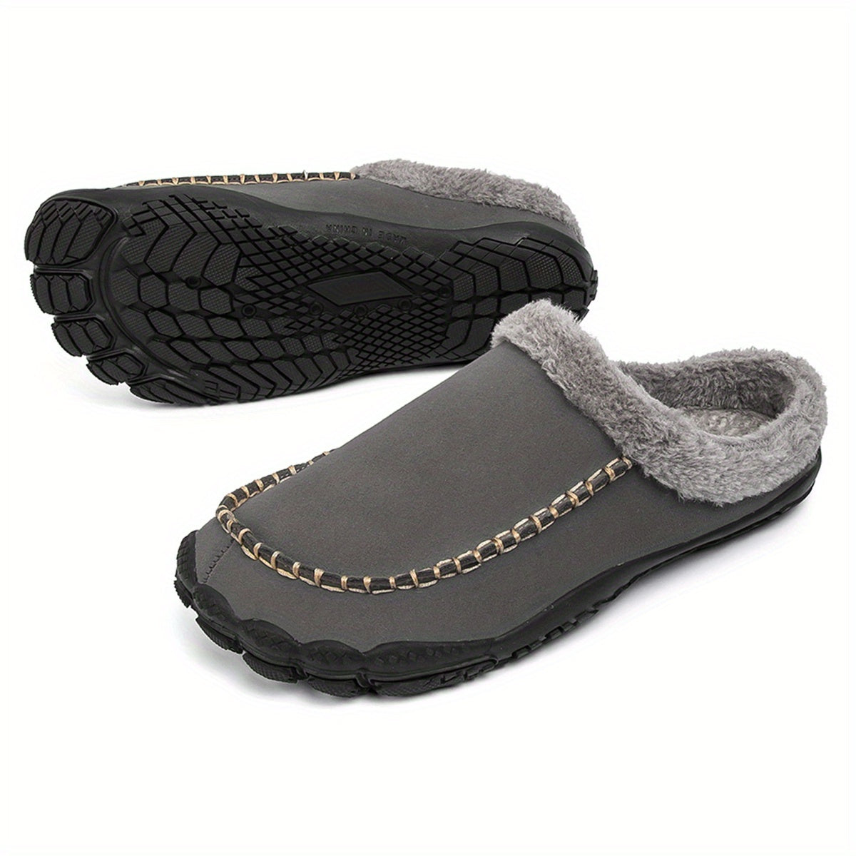 Men's Warm Slip On Household Slippers