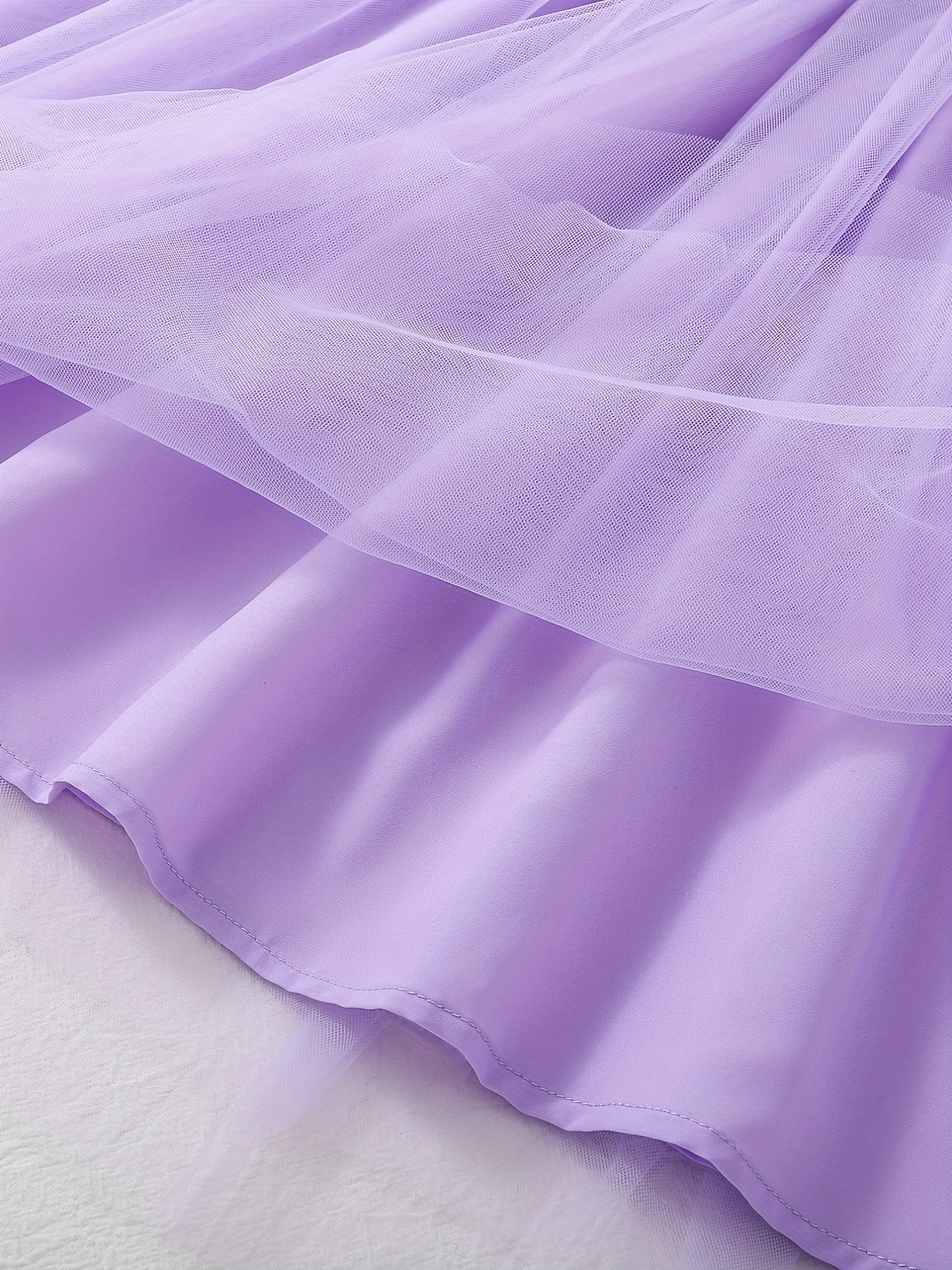 Boho Floral Tulle Spliced Dress with Bow Band for Summer