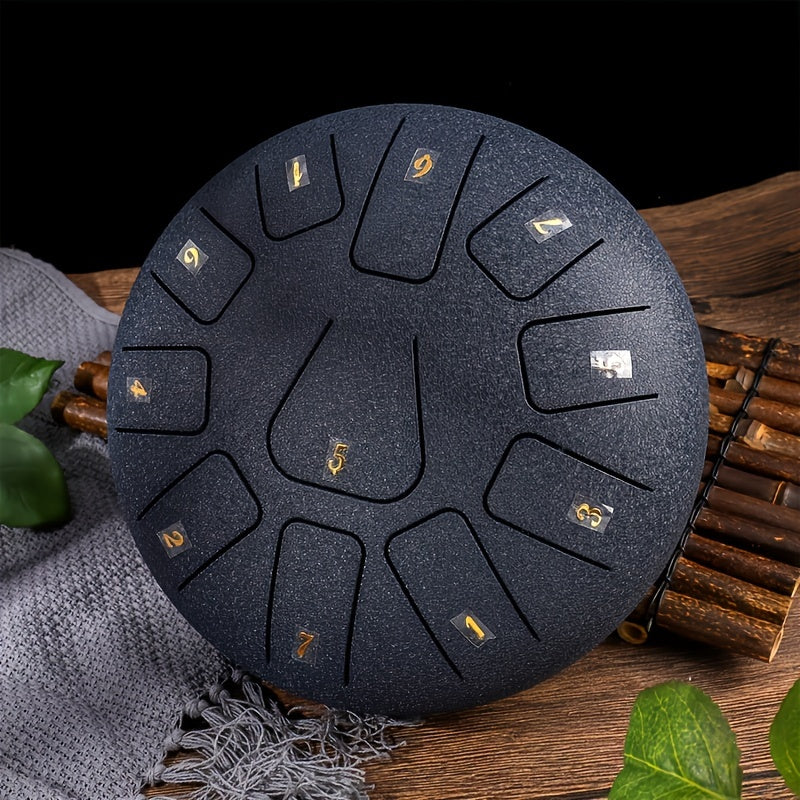 8 inch 11 tone Tongue Drum Percussion Instrument Sound Crisp Pleasant