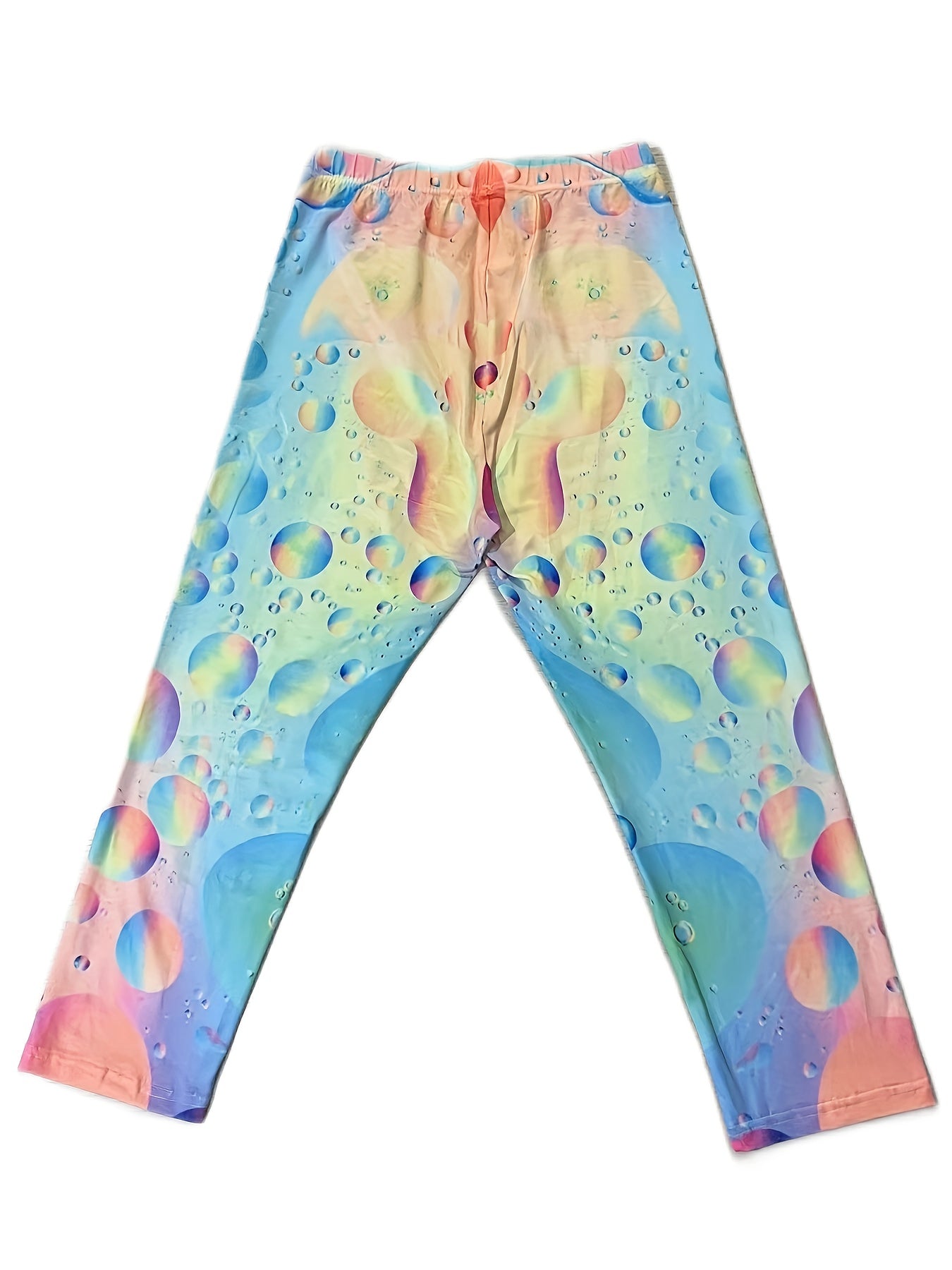 Skinny Capris Leggings Elastic Waist Cropped Leggings Women's Clothing
