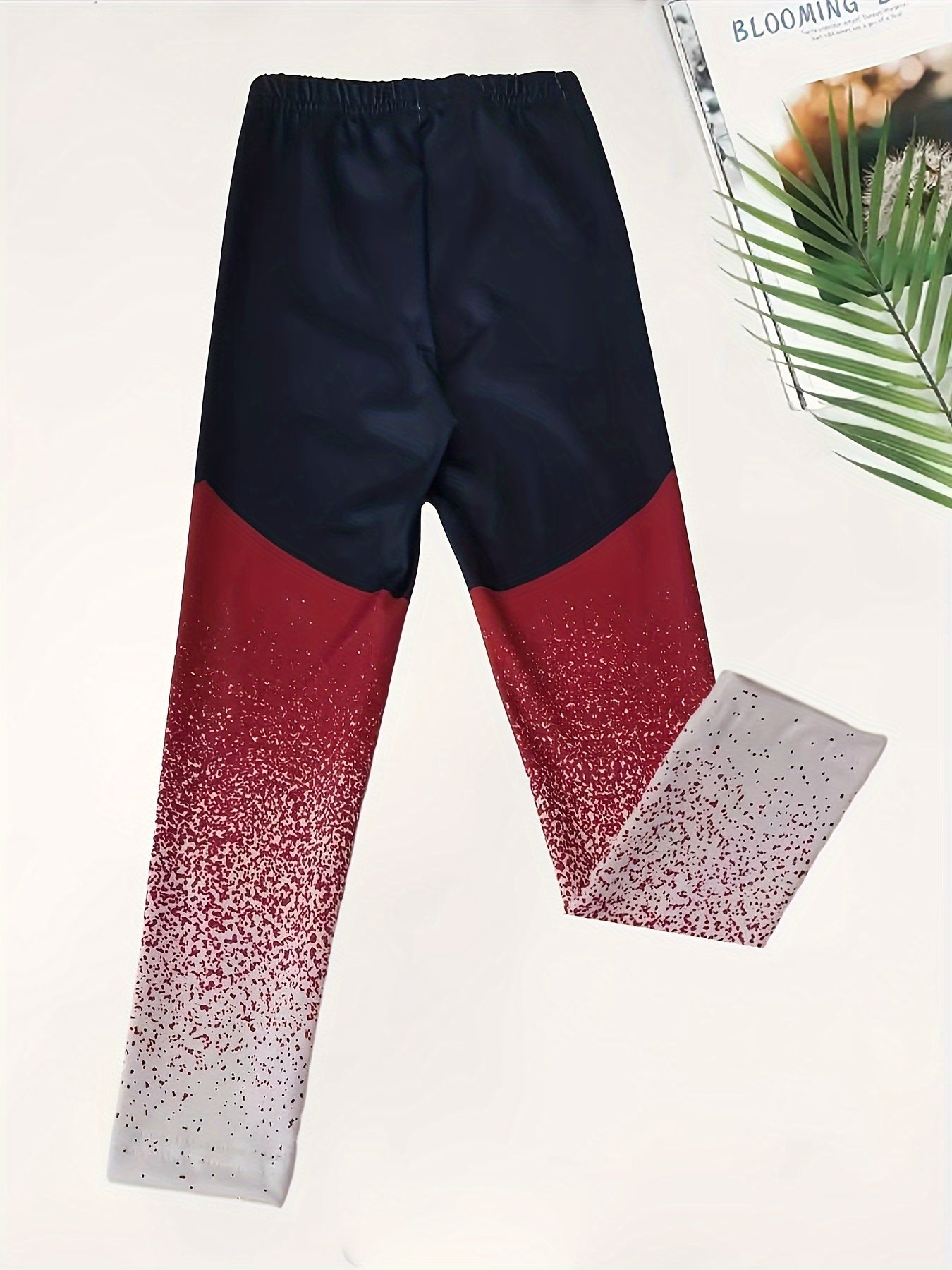 Girls Gradient Leggings Slim Leggings Activewear Sports