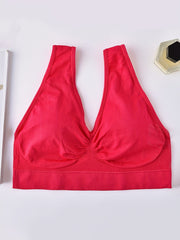 Textured Vest Sports Bra Quick Drying Yoga Bra