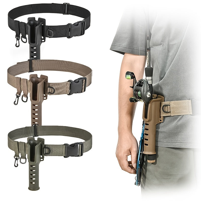 Adjustable Fishing Waist Belt With Rod Holder for Outdoor Fishing