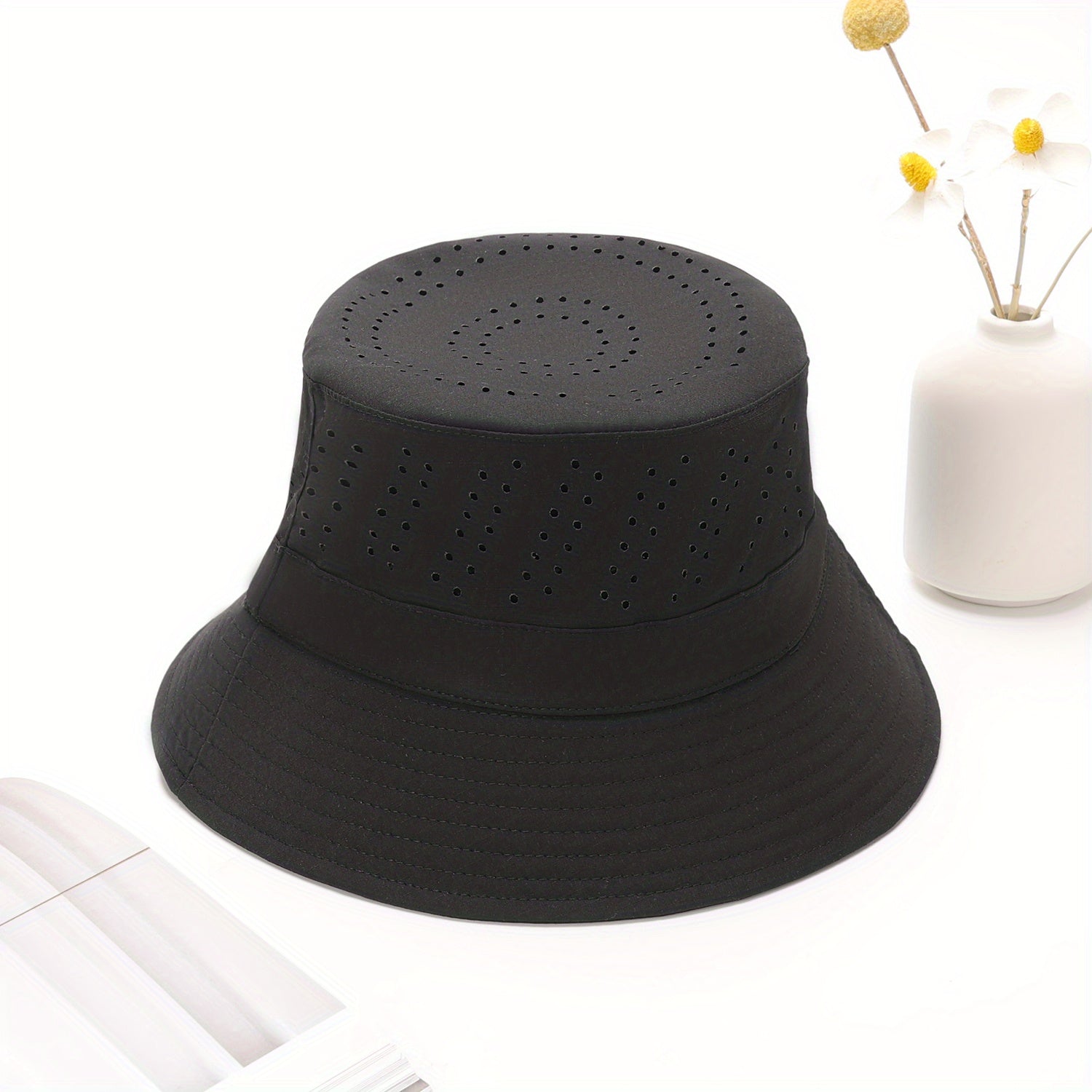 Men's Mesh Sun Hat Windproof Outdoor Mountaineering Fishing Cap