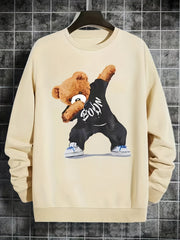 Kid's Cartoon Dancing Bear Sweatshirt