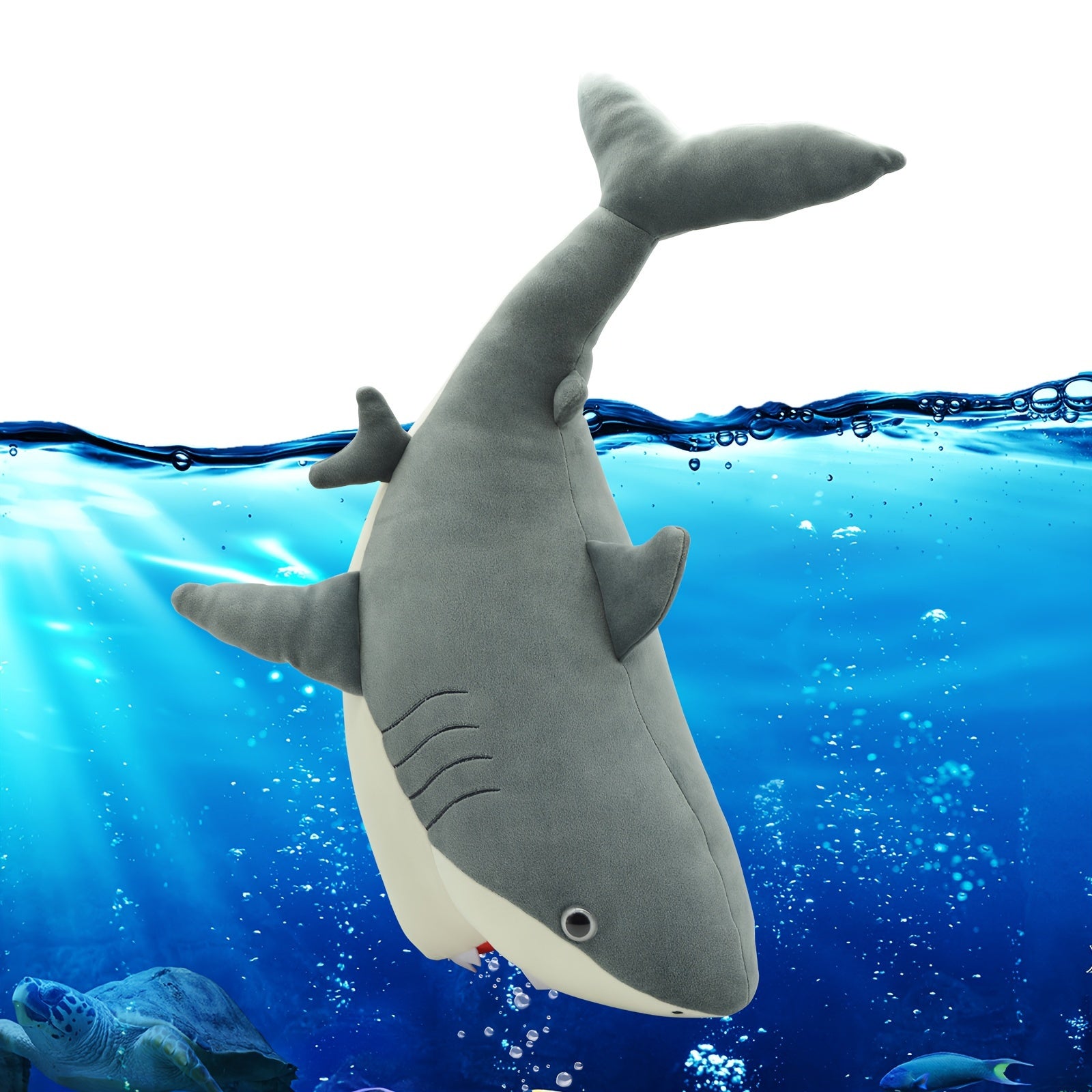 Giant Tooth Shark Plush Toy Stuffed Marine Animal