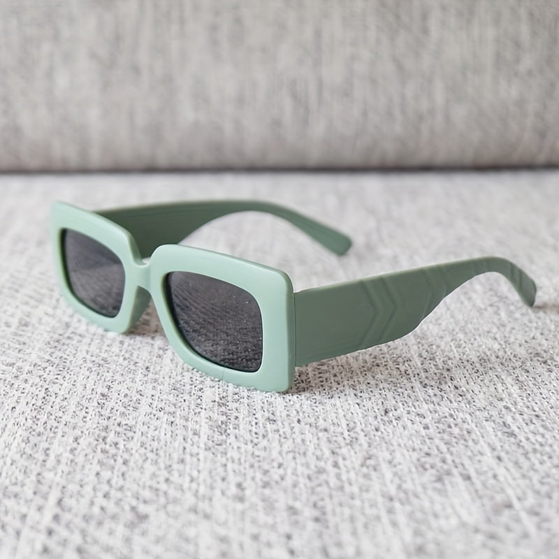 Kids Retro Square Frame Sunglasses UV Protection
