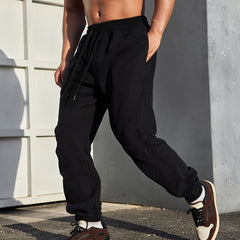 Men's Jogger Sweatpants Loose Fit Drawstring Sports Pants