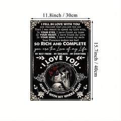 I Fell In Love With You Vintage Wall Art Couple Skeleton Canvas Prints