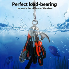 High Power Fishing Magnet with Eye Bolts for Lakes Beaches and Treasure