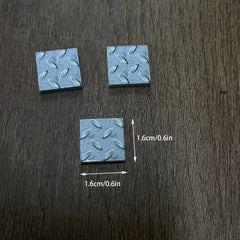 10pcs Printed Street Building Bricks Spare Parts Block Toys