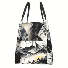 Portable Insulated Lunch Bag Tote Bag For Picnic Beach Fishing Work