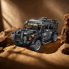 SUV Model Building Block Set with Classic Car Details