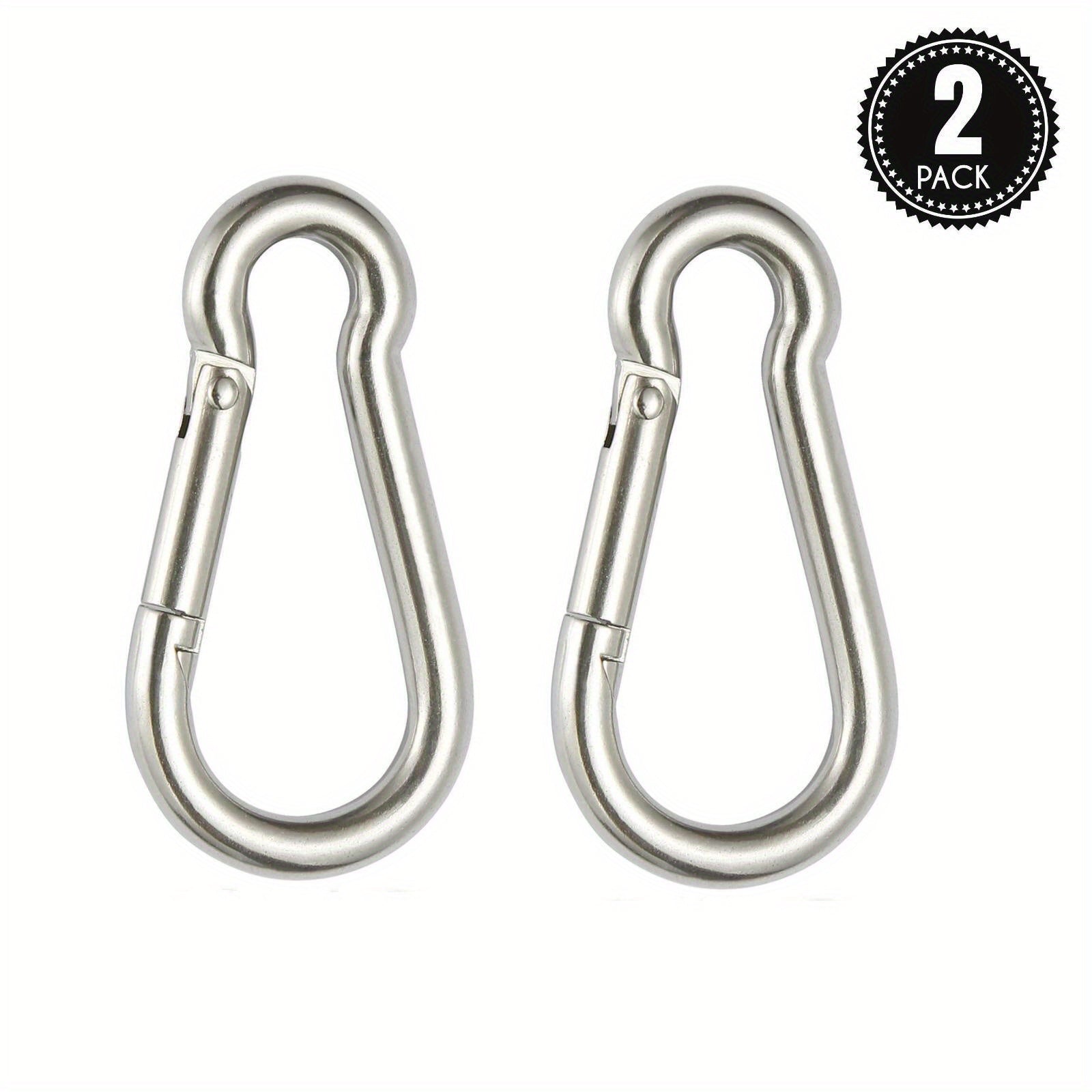 Assorted Sizes Stainless Steel Carabiner Heavy Duty Clips