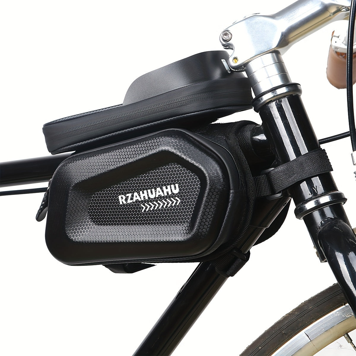 Bicycle Saddle Bag Hard Shell Double Side Bag Waterproof Mobile Phone Bag