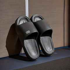 Men's Pillow Slides Non Slip Slippers Open Toe Shoes