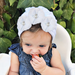 Velvet Baby Hat for 0-3 Years