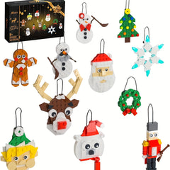 Christmas Ornaments Building Kit 11 in 1 Stocking Stuffers Decor Toys C