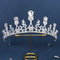 Rhinestone Crown Headband Party Favor Princess Tiara Wedding