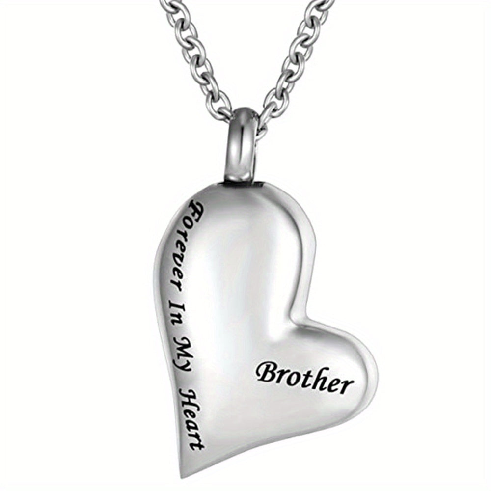 Pet Cremation Urn Jewelry Stainless Steel Keepsake Necklace for Ashes