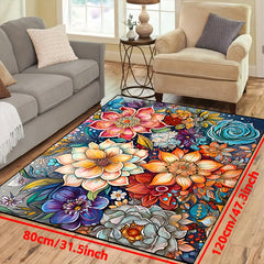 Creative Flower Door Mat Non-slip Indoor Rug Living Room Bedroom Entrance