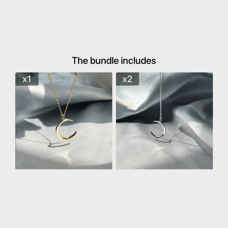 Y2K Moon Pendant Necklace Decorative Accessories Gift