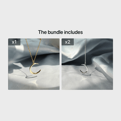 Y2K Moon Pendant Necklace Decorative Accessories Gift