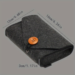 Digital Felt Storage Bag Makeup Bag Card Bag Stationery Storage Bag