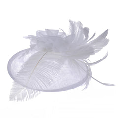 Feathers Fascinators Hat With Hair Clip for Tea Party Wedding