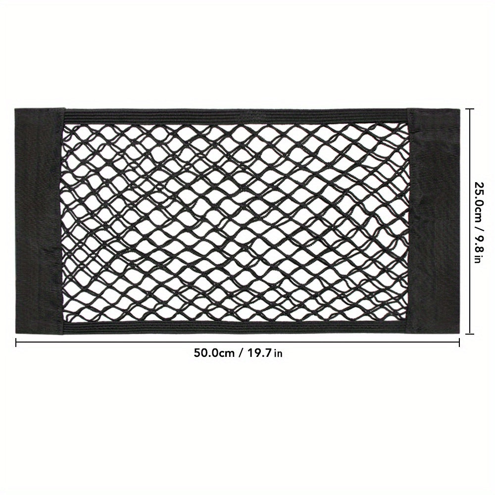 Car Rear Mesh Trunk Seat Elastic String Net Storage Bag