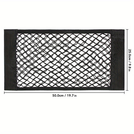 Car Rear Mesh Trunk Seat Elastic String Net Storage Bag