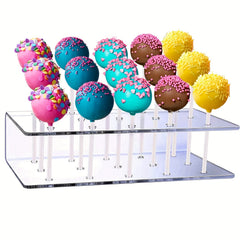 Clear Acrylic Lollipop Display Stand for Events and Parties